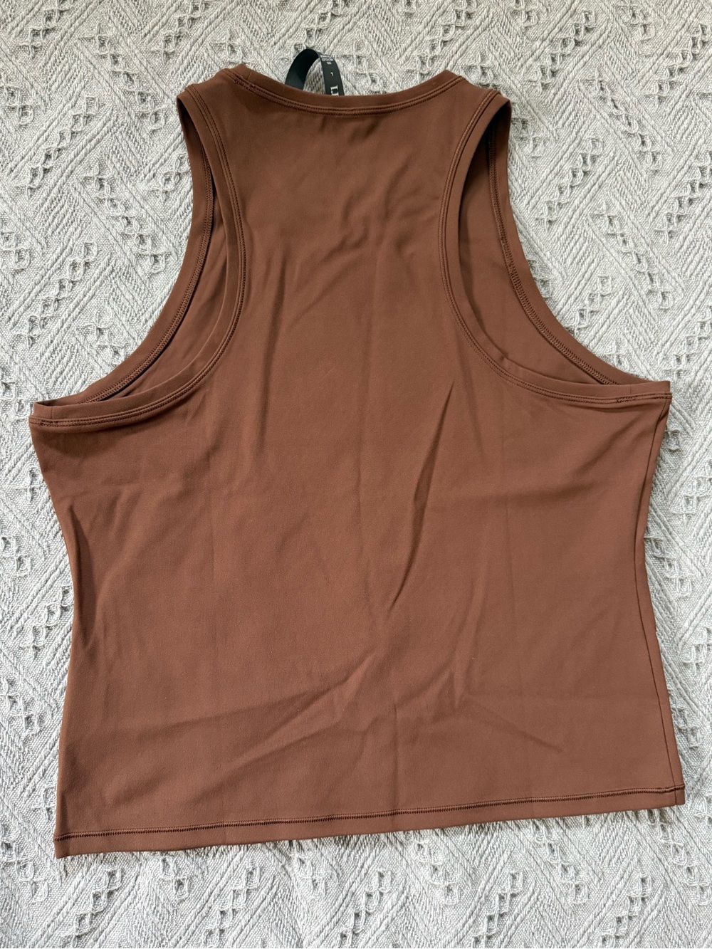 Vuori Villa Tank Brown High Neck Racerback Performance Tank Size Large - Picture 4 of 4